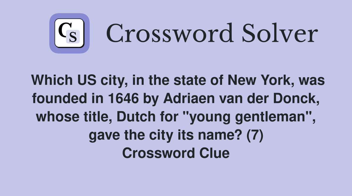Which US city, in the state of New York, was founded in 1646 by Adriaen
